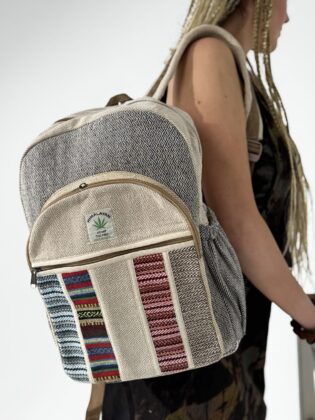 Ekologiška kuprinė iš kanapių pluošto