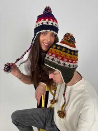 Žieminė Avies vilnos kepurė