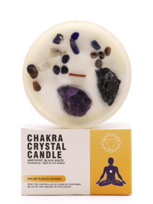- Solar Plexus Chakra - krištolinė žvakė