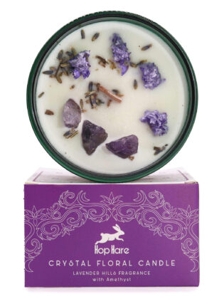 - Krištolinė Magiška Gėlių Žvakė – Mėnulis