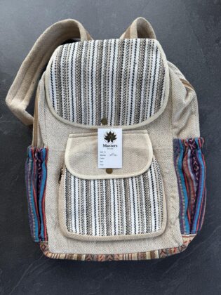 Ekologiška kuprinė iš kanapių pluošto - 1