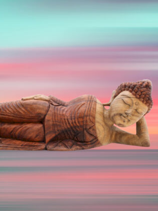 Statula - Miegantis Buda 50 cm.