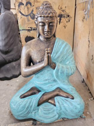 Turkio ir Akmens Budos Statula - Meldžiantis Buda - 1,2 m.