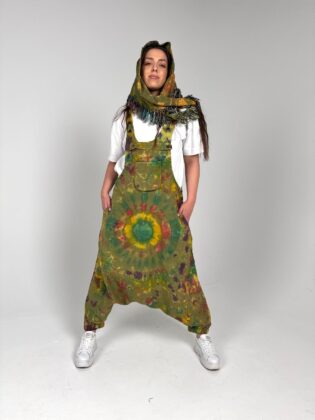 Kombinezonas – Batikinis, Žalias L / XL