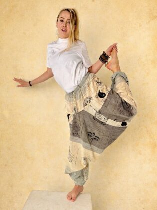 Haremo Jogos kelnės - Aladino Pilkos, Unisize