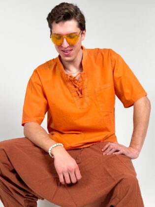 Vyriški marškiniai – Oranžiniai L / XL